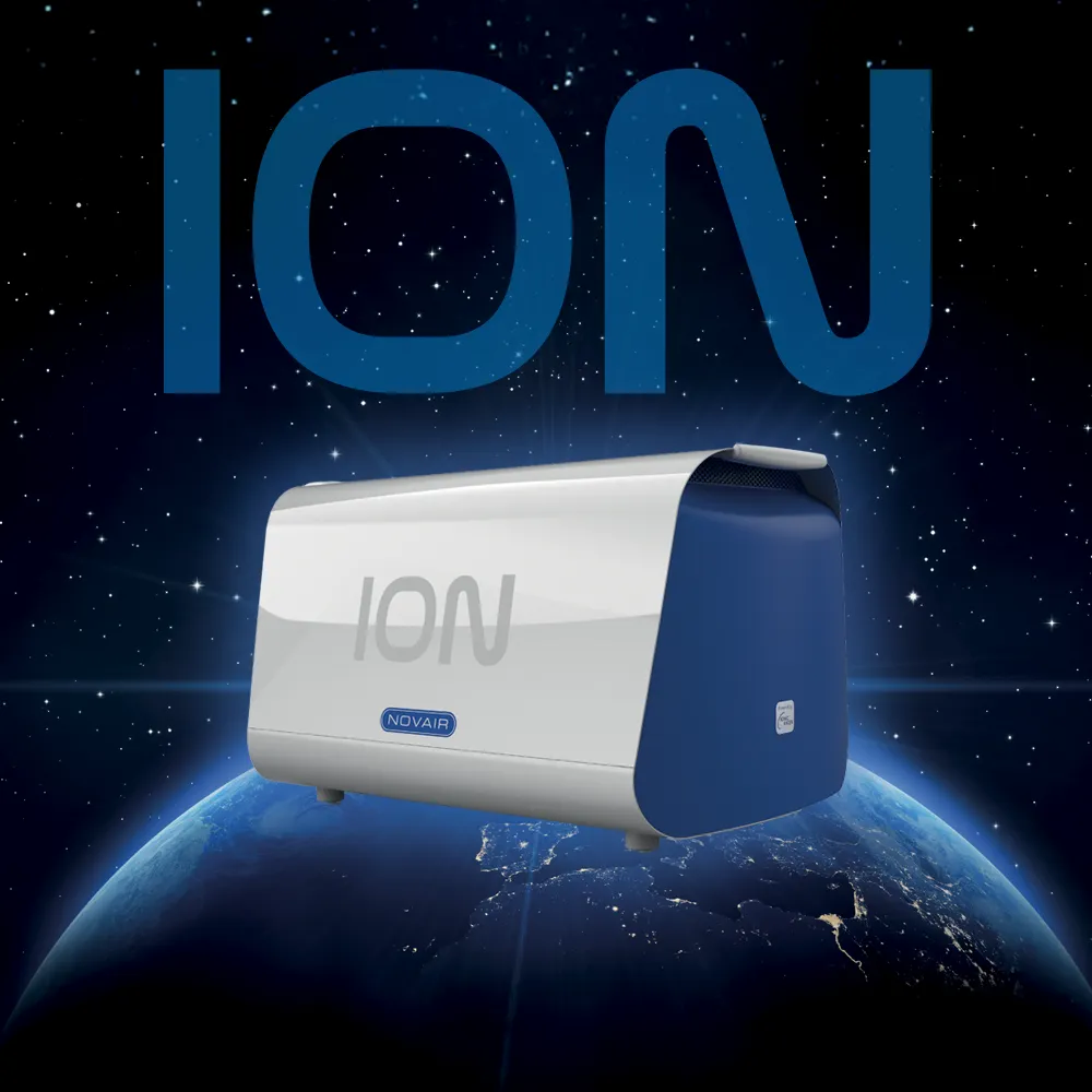 NOVAIR lancia l'innovativo generatore di ossigeno ionico ION